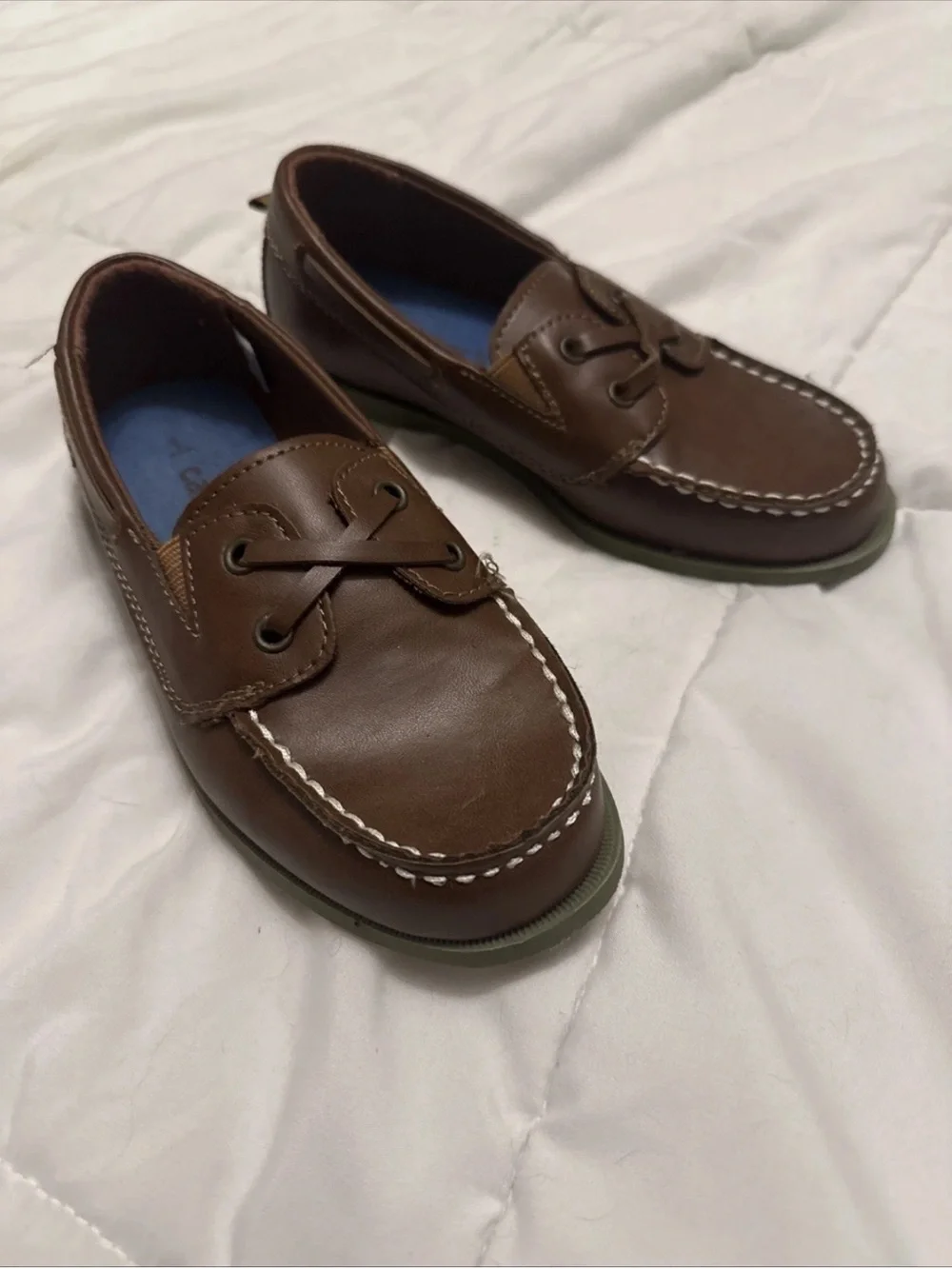 Carter's Brown Moccasin-Style Slip-Ons for Kids NWOT